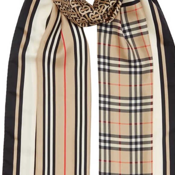 BURBERRY Montage SILK SCARF - Picture 5 of 9